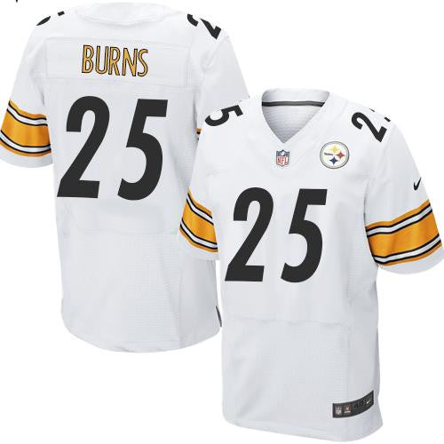 Artie Burns Pittsburgh Steelers white Elite jersey