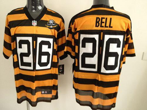 Le'Veon Bell Pittsburgh Steelers yellow Elite jersey