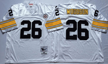 Rod Woodson Pittsburgh Steelers white Throwback jersey