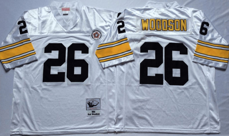 Rod Woodson Pittsburgh Steelers white Throwback jersey