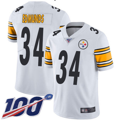 Terrell Edmunds Pittsburgh Steelers white Vapor jersey