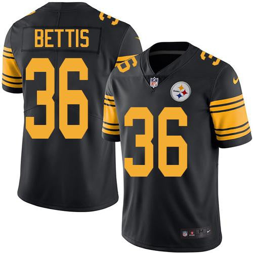 Jerome Bettis Pittsburgh Steelers black Limited jersey