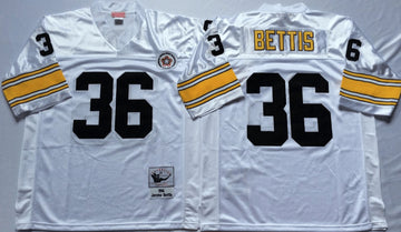 Jerome Bettis Pittsburgh Steelers white Throwback jersey
