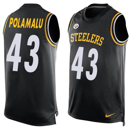 Troy Polamalu Pittsburgh Steelers black Limited jersey