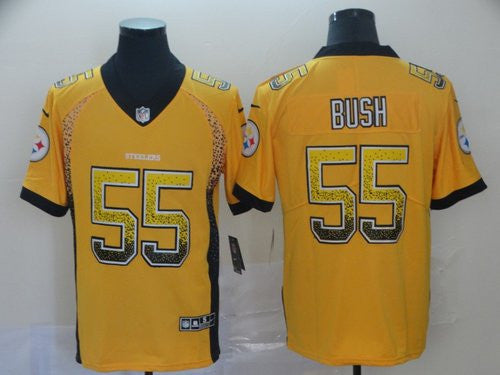 Devin Bush Pittsburgh Steelers yellow Limited jersey