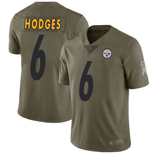 Devlin Hodges Pittsburgh Steelers olive Salute To Service jersey