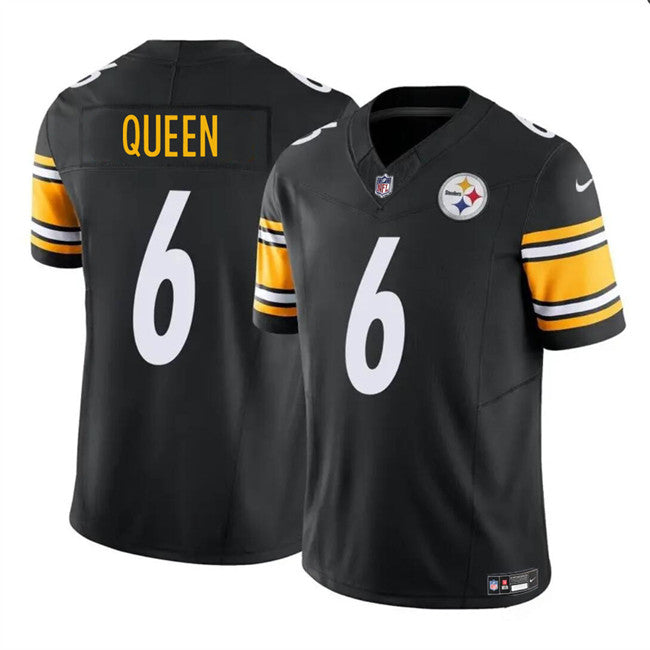 Patrick Queen Pittsburgh Steelers black Untouchable jersey