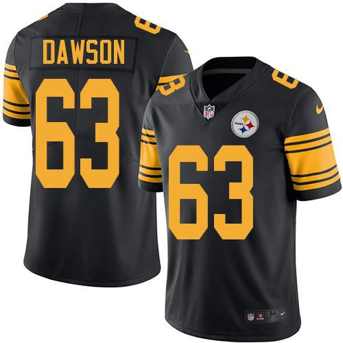 Dermontti Dawson Pittsburgh Steelers black Limited jersey