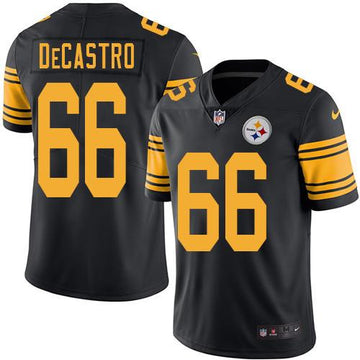 David DeCastro Pittsburgh Steelers black Limited jersey