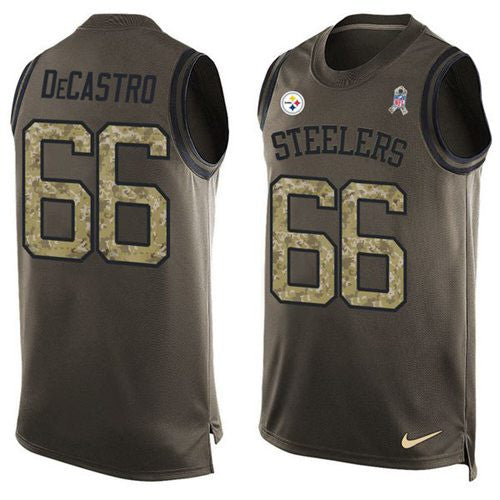 David DeCastro Pittsburgh Steelers green Salute To Service jersey