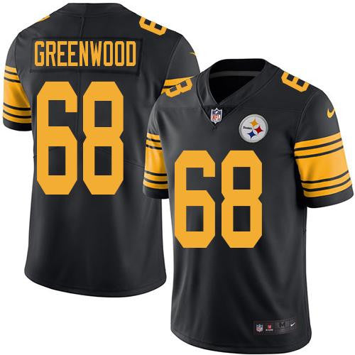 L.C. Greenwood Pittsburgh Steelers black Limited jersey