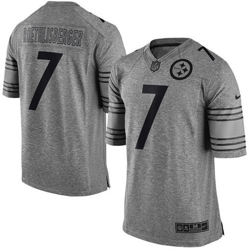 Ben Roethlisberger Pittsburgh Steelers gray Limited jersey