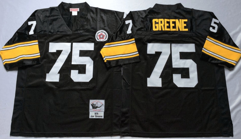Joe Greene Pittsburgh Steelers black Throwback jersey