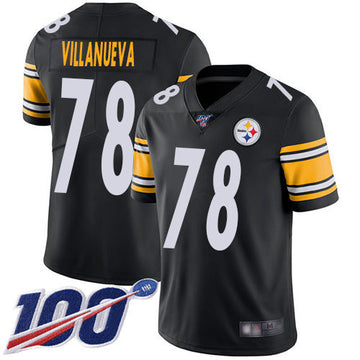 Alejandro Villanueva Pittsburgh Steelers black Vapor jersey