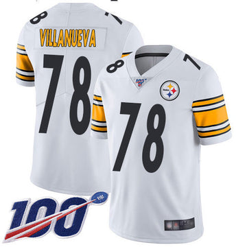 Alejandro Villanueva Pittsburgh Steelers white Vapor jersey