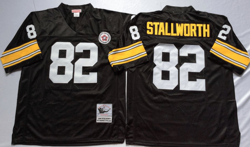 John Stallworth Pittsburgh Steelers black Throwback jersey
