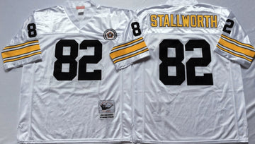 John Stallworth Pittsburgh Steelers white Throwback jersey