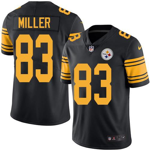 Heath Miller Pittsburgh Steelers black Limited jersey