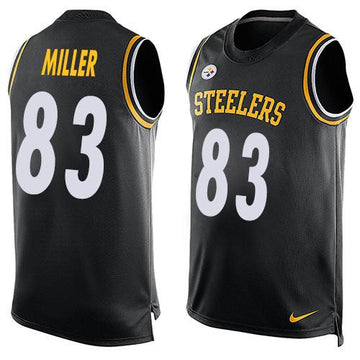 Heath Miller Pittsburgh Steelers black Limited jersey
