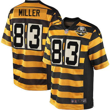 Heath Miller Pittsburgh Steelers yellow Elite jersey