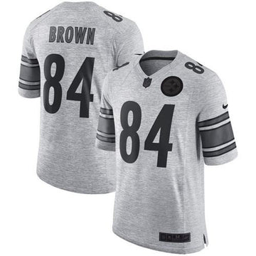 Antonio Brown Pittsburgh Steelers gray Limited jersey