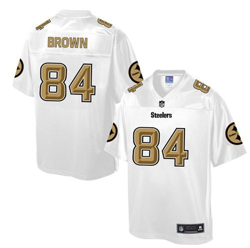 Antonio Brown Pittsburgh Steelers white Pro Line jersey