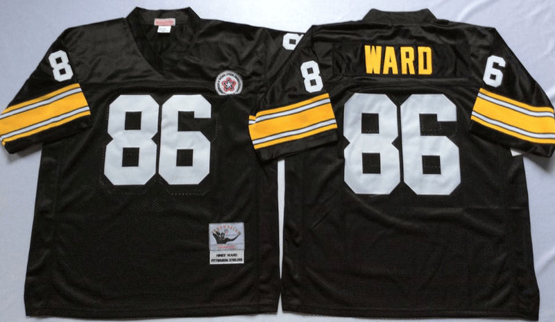 Hines Ward Pittsburgh Steelers black Throwback jersey