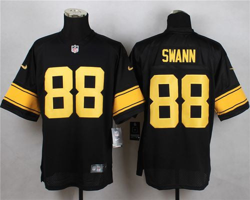 Lynn Swann Pittsburgh Steelers black Elite jersey