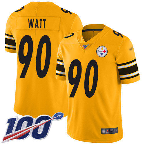 T. J. Watt Pittsburgh Steelers gold Inverted Legend jersey