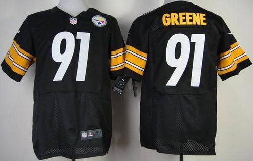 Kevin Greene Pittsburgh Steelers black Elite jersey