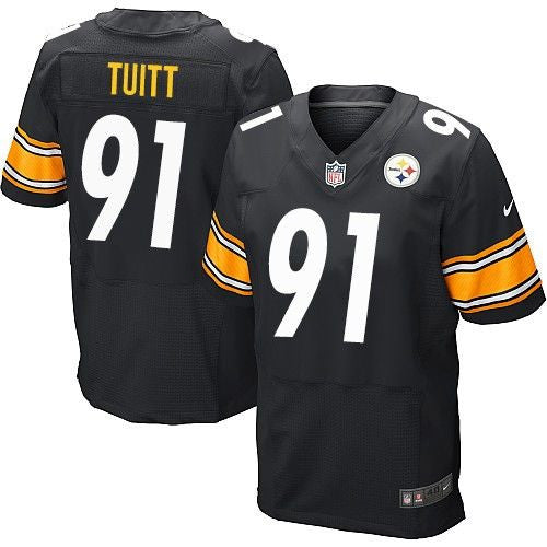 Stephon Tuitt Pittsburgh Steelers black Elite jersey