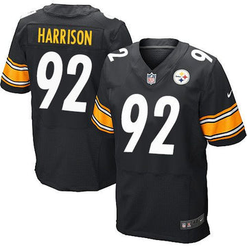 James Harrison Pittsburgh Steelers black Elite jersey