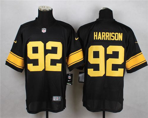 James Harrison Pittsburgh Steelers black Elite jersey