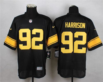 James Harrison Pittsburgh Steelers black Elite jersey