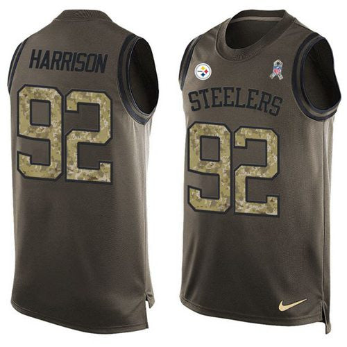 James Harrison Pittsburgh Steelers green Salute To Service jersey