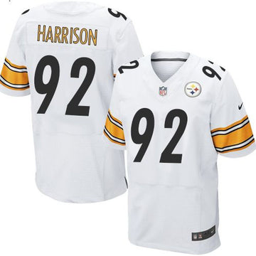 James Harrison Pittsburgh Steelers white Elite jersey