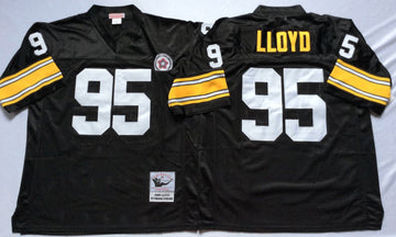Greg Lloyd Pittsburgh Steelers black Throwback jersey