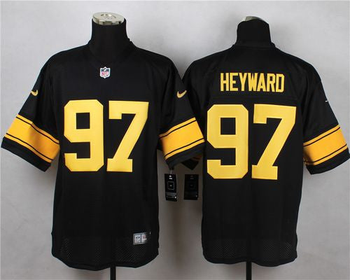 Cameron Heyward Pittsburgh Steelers black Elite jersey