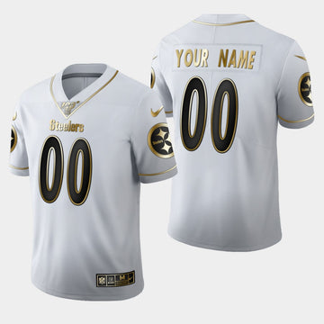 Custom Pittsburgh Steelers white Untouchable jersey