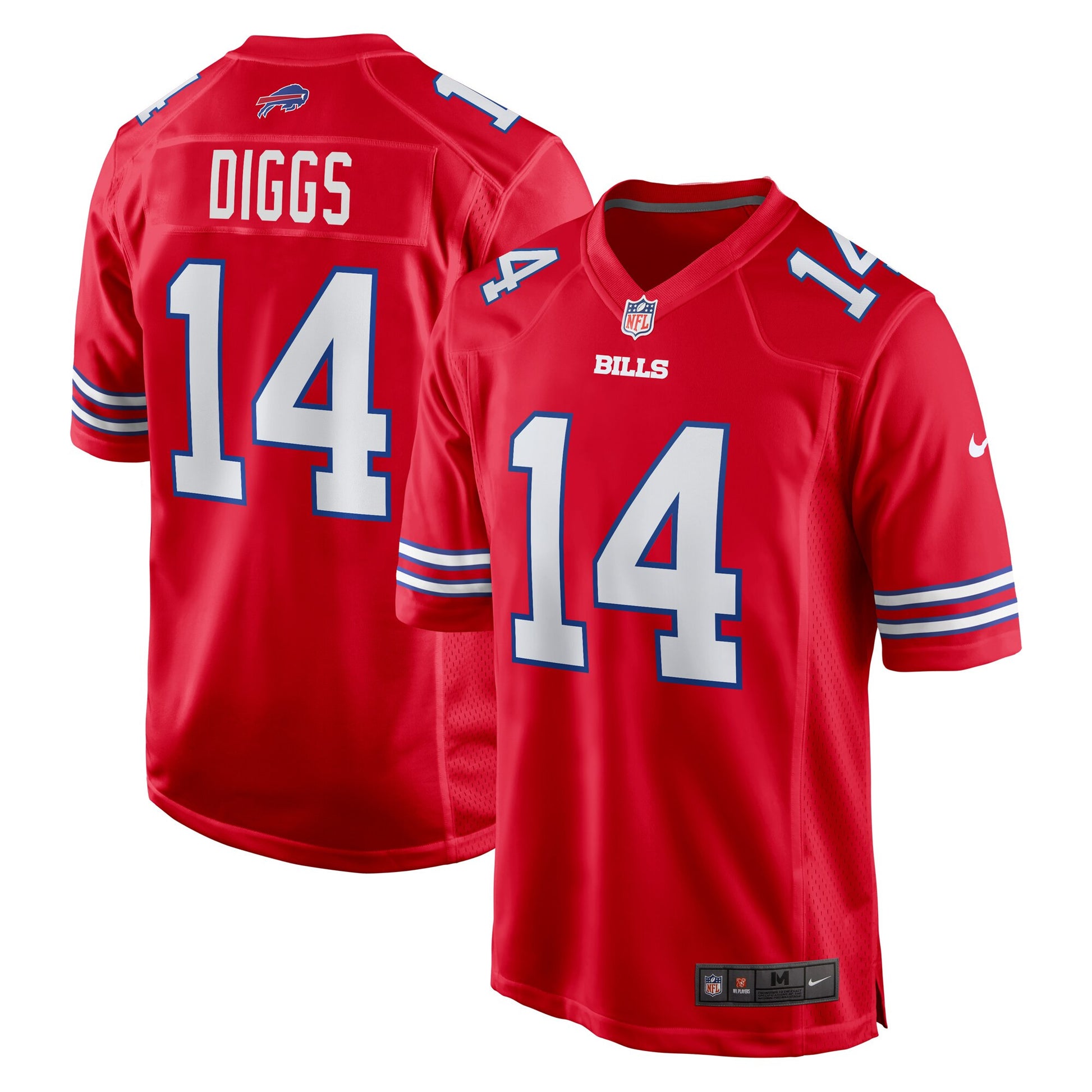 Stefon Diggs Buffalo Bills red Alternate jersey