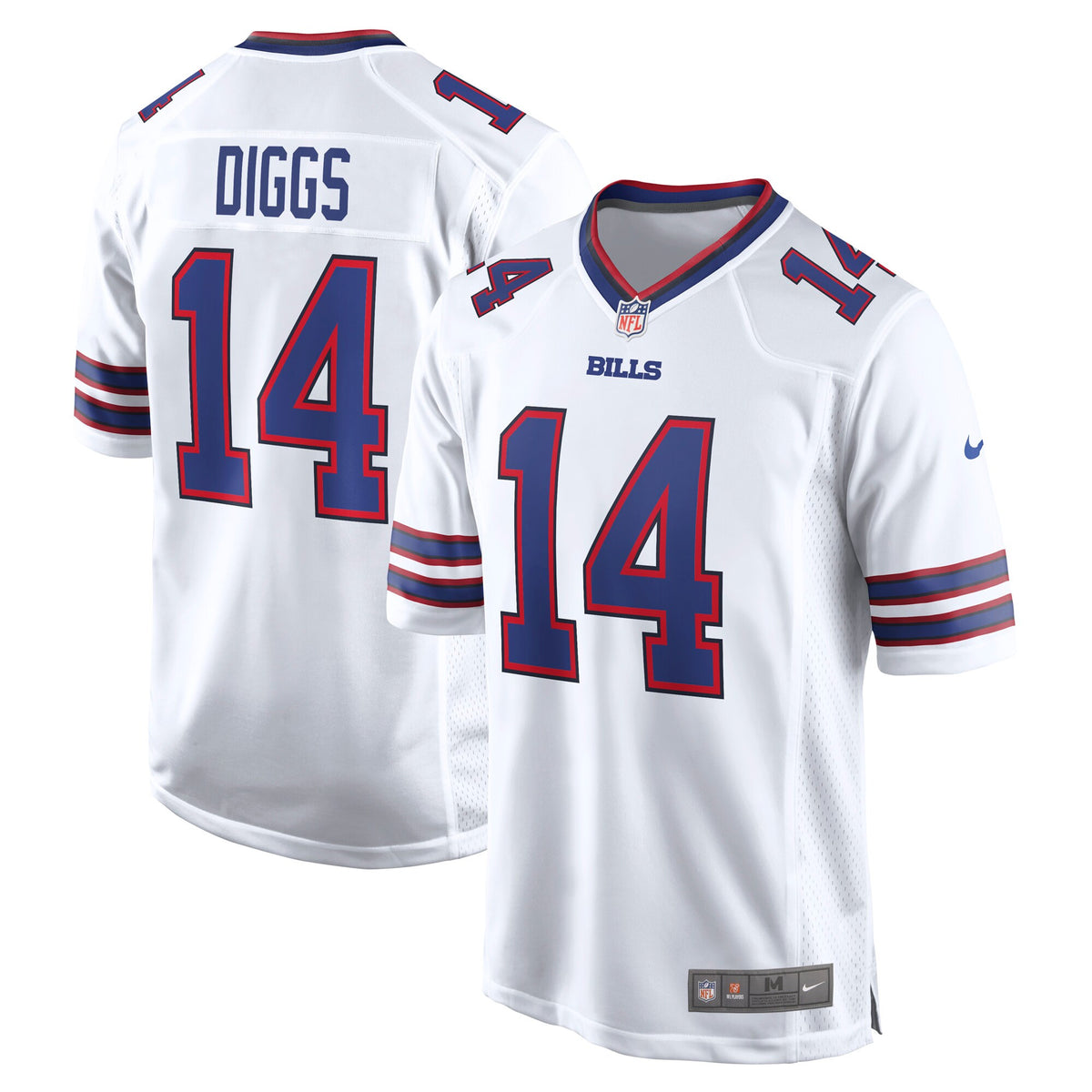 Stefon Diggs Buffalo Bills white jersey