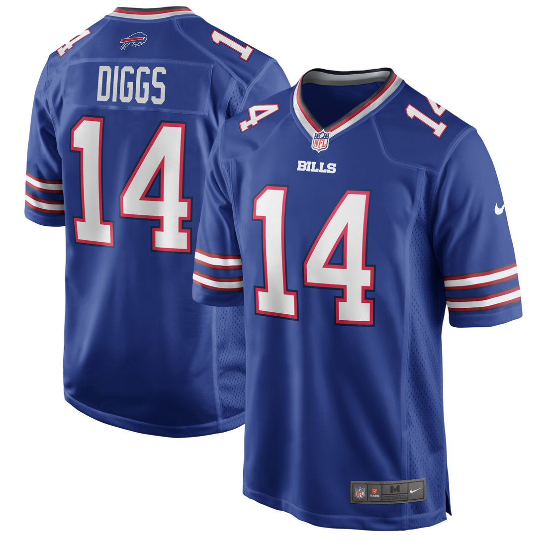 Stefon Diggs Logo Buffalo Bills royal Game jersey