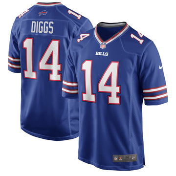 Stefon Diggs Logo Buffalo Bills royal Game jersey