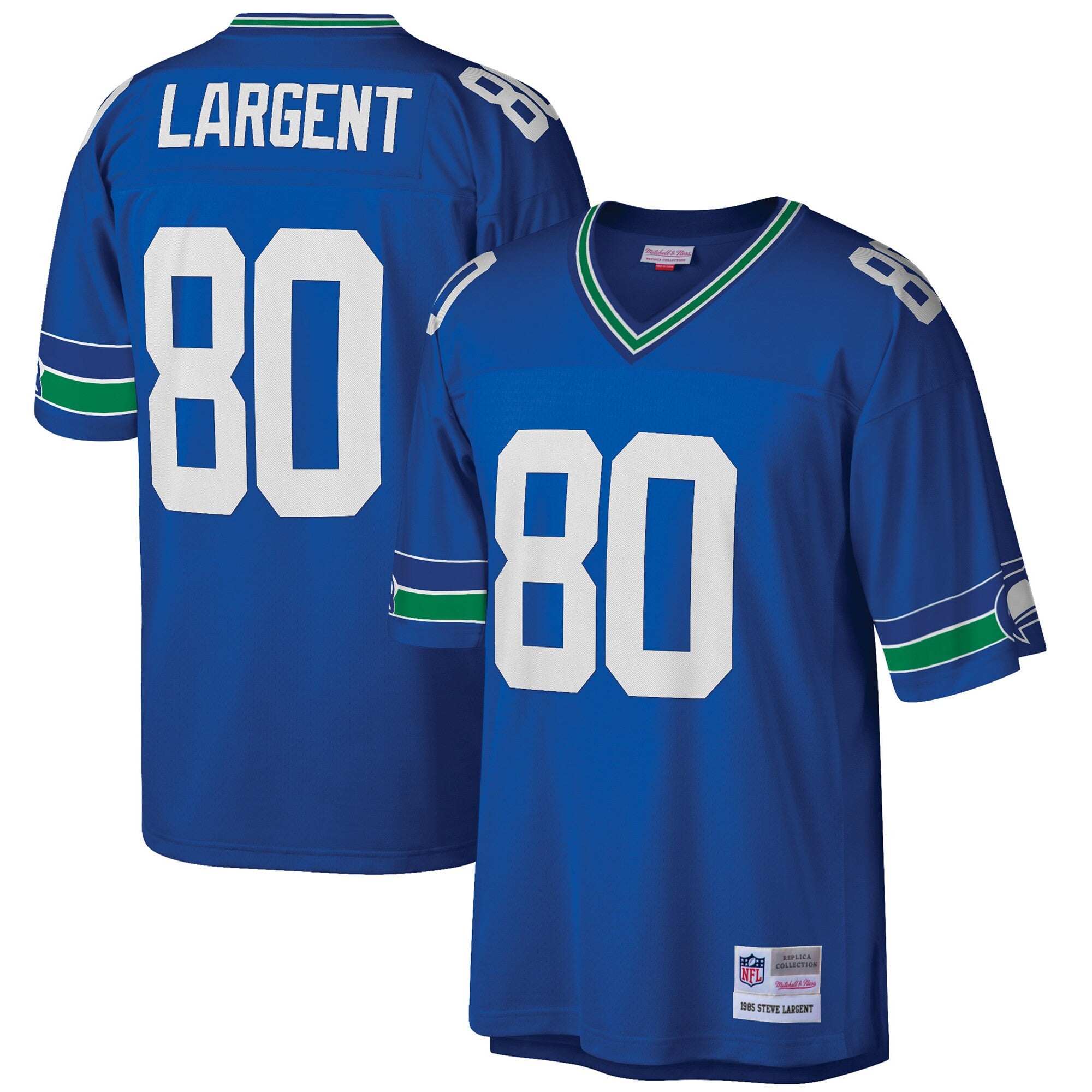 Steve Largent Seattle Seahawks royal jersey