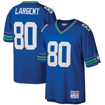 Steve Largent Seattle Seahawks royal jersey