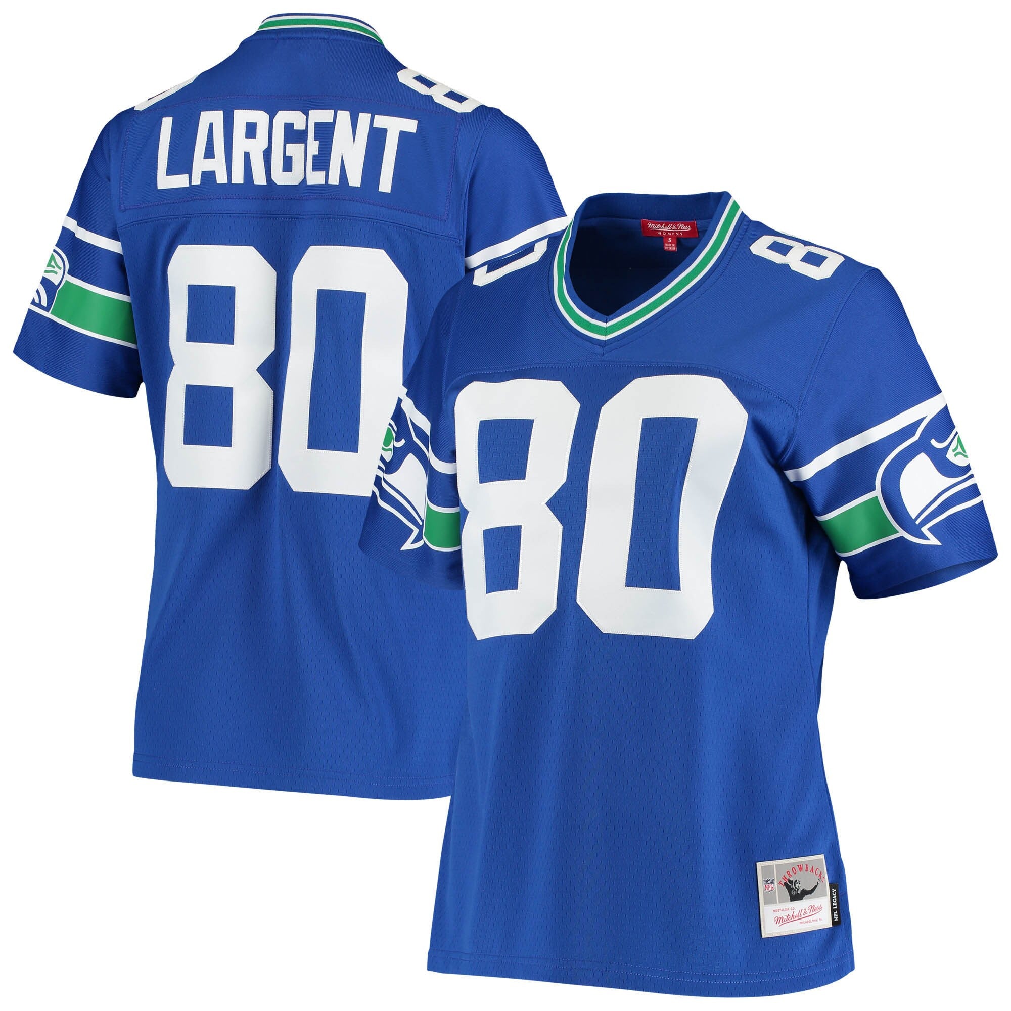 Steve Largent Seattle Seahawks royal jersey