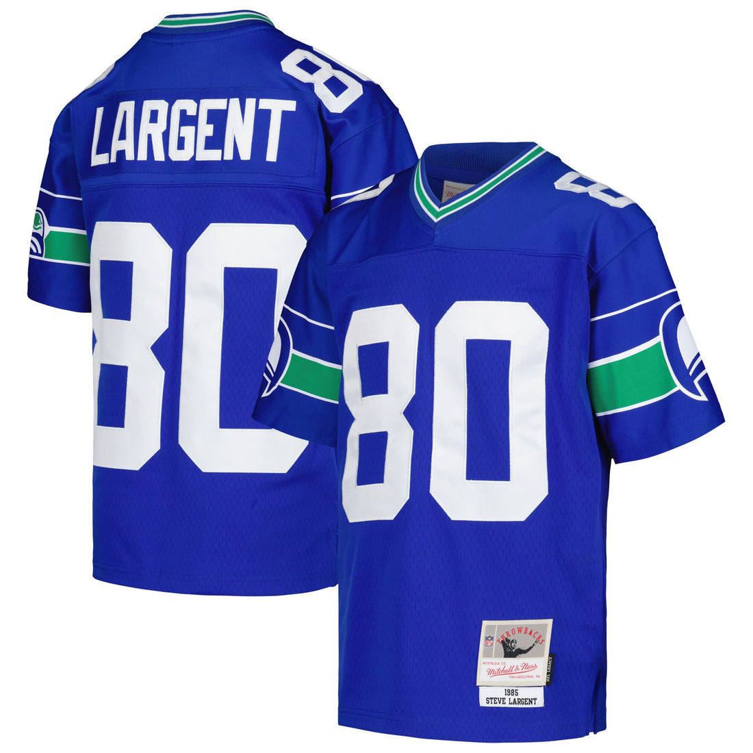 Steve Largent Seattle Seahawks royal jersey