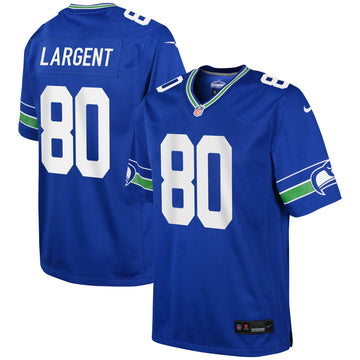 Steve Largent Seattle Seahawks royal Alternate jersey