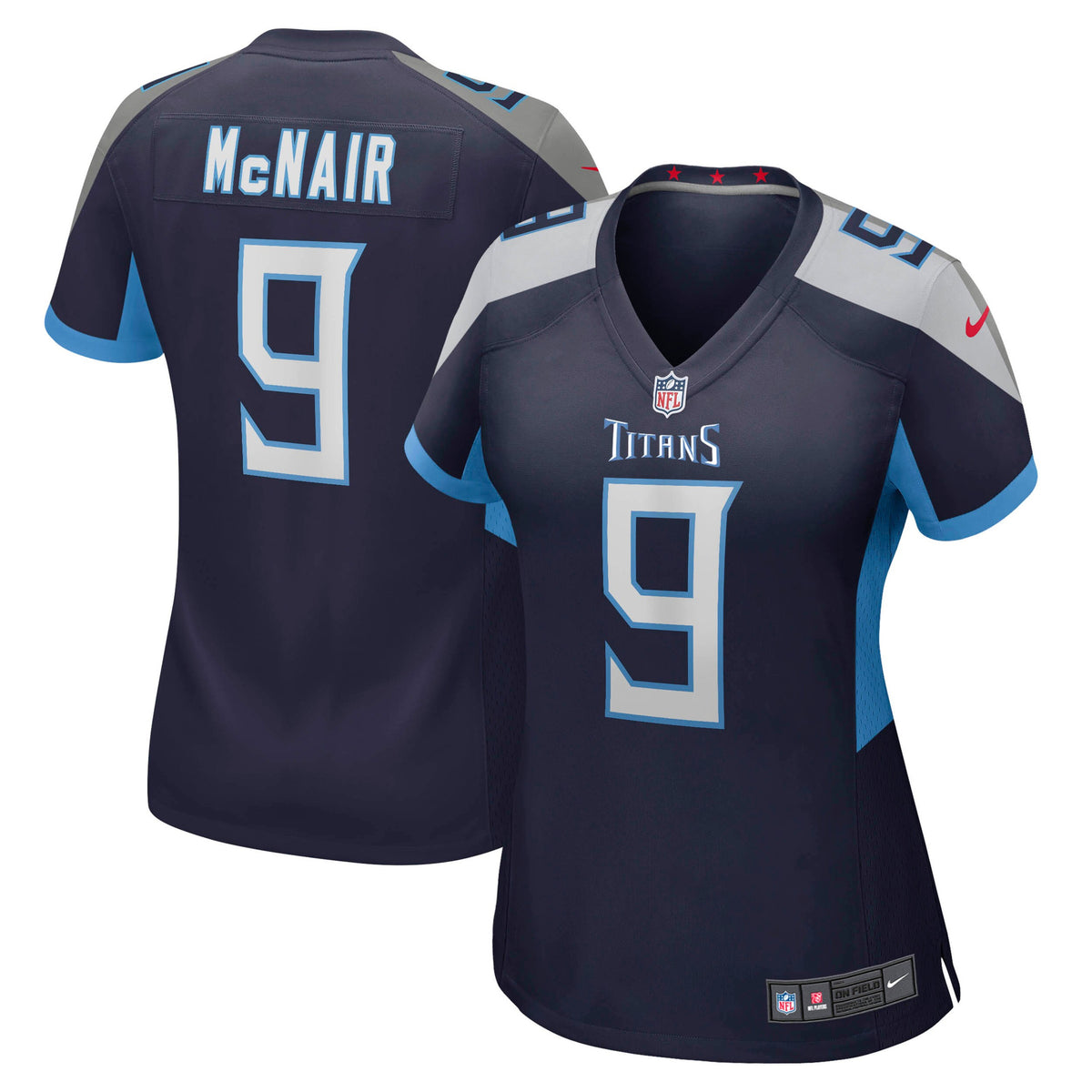 Steve Mcnair Tennessee Titans navy Game jersey