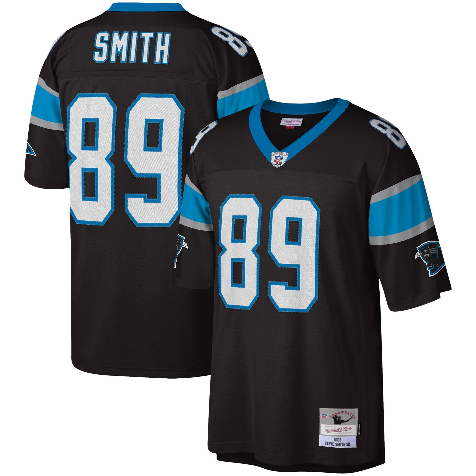 Steve Smith Carolina Panthers black jersey